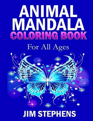 Book cover for Animal Mandala Coloring Book
