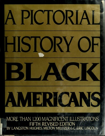 Book cover for Pictorial History Black Americans