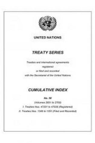 Cover of Treaty Series Cumulative Index Number 50