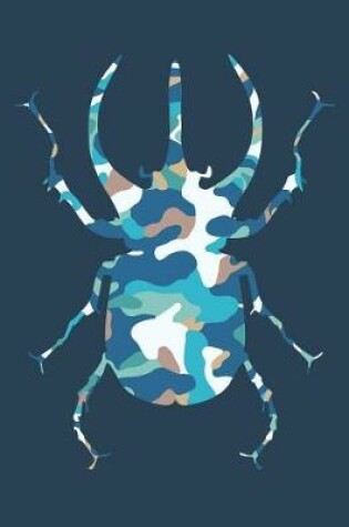 Cover of Camo Scarab Beetle Notebook