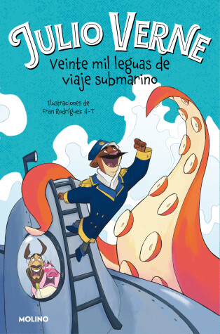 Book cover for Veinte mil leguas de viaje submarino/Twenty Thousand Leagues Under the Sea