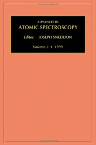 Cover of Advances in Atomic Spectroscopy