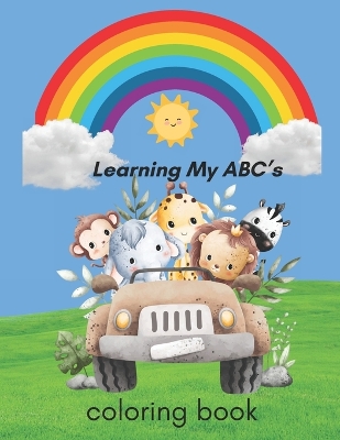 Book cover for Learning My Alphabet With All Of My Animal Friends