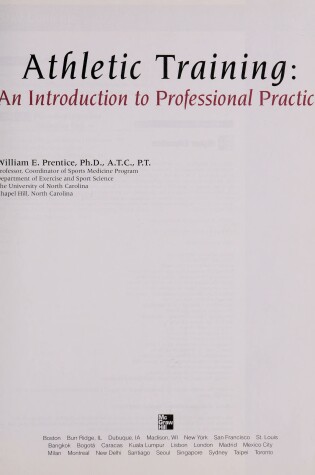 Cover of Athletic Training