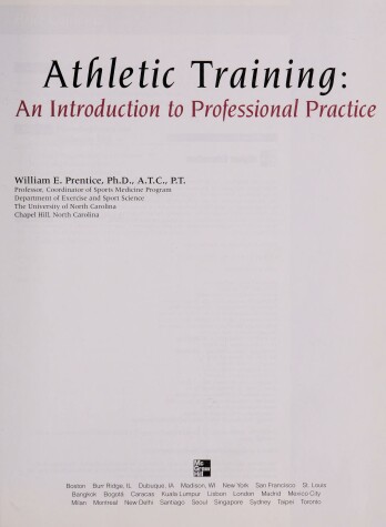 Book cover for Athletic Training