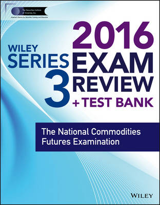 Cover of Wiley Series 3 Exam Review 2016 + Test Bank