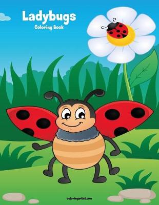 Book cover for Ladybugs Coloring Book 1