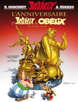 Book cover for L'anniversaire d'Asterix et Obelix