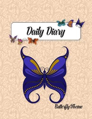 Book cover for Daily Diary, Butterfly Theme