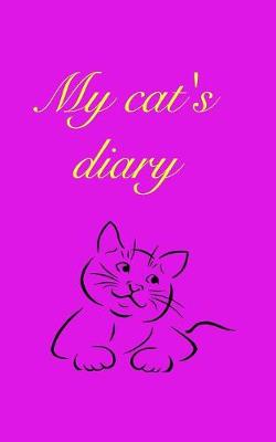 Book cover for My cat's diary