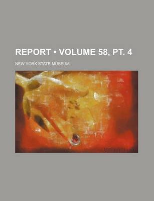 Book cover for Report (Volume 58, PT. 4)