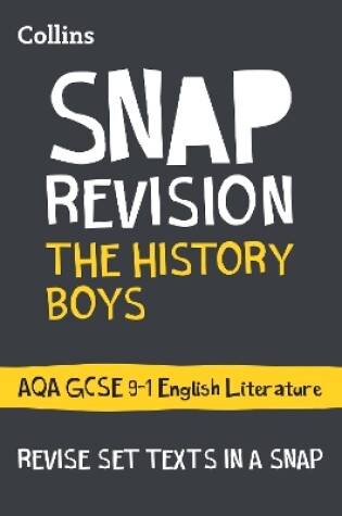 Cover of The History Boys: AQA GCSE 9-1 English Literature Text Guide