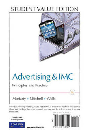 Cover of Advertising & IMC: Principles and Practice