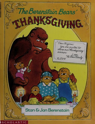 Cover of The Berenstain Bears' Thanksgiving