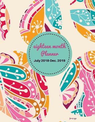 Cover of Eighteen Month Planner Floral Eggs