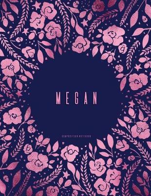 Book cover for Megan - Composition Notebook