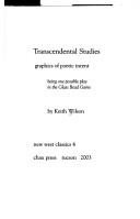 Cover of Transcendental Studies