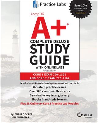 Book cover for CompTIA A+ Complete Deluxe Study Guide with Online Labs