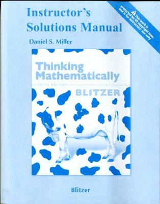 Book cover for Instructor's Solutions Manual for Thinking Mathematically