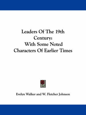 Book cover for Leaders of the 19th Century