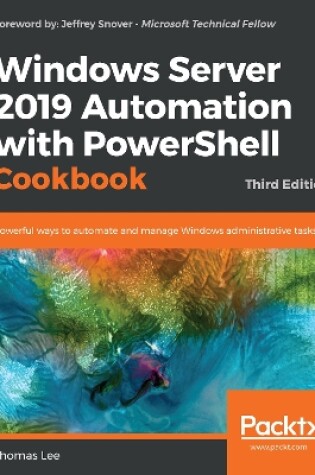 Cover of Windows Server 2019 Automation with PowerShell Cookbook