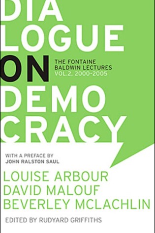 Cover of Dialogue On Democracy