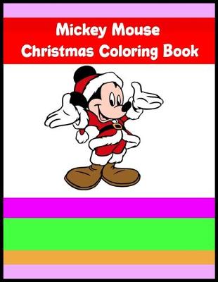 Book cover for Mickey Mouse Christmas Coloring Book