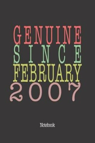 Cover of Genuine Since February 2007