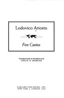 Book cover for Five Cantos