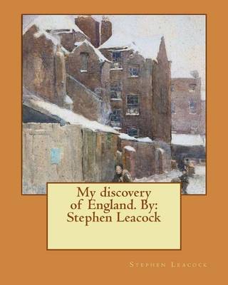 Book cover for My discovery of England. By