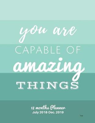 Cover of You are capable of amazing things Teal