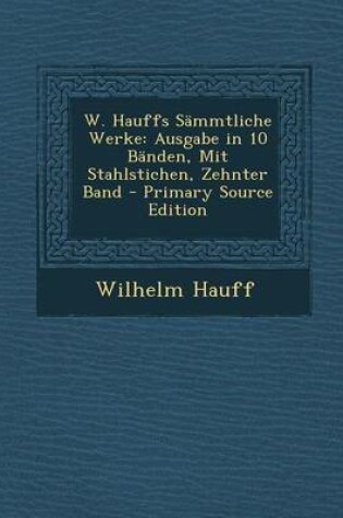 Cover of W. Hauffs Sammtliche Werke