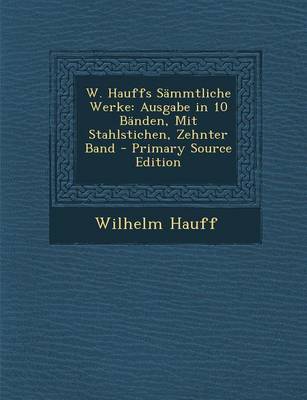 Book cover for W. Hauffs Sammtliche Werke