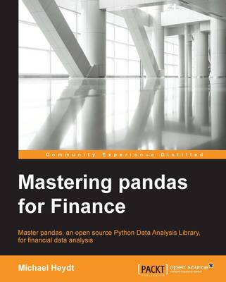 Cover of Mastering pandas for Finance