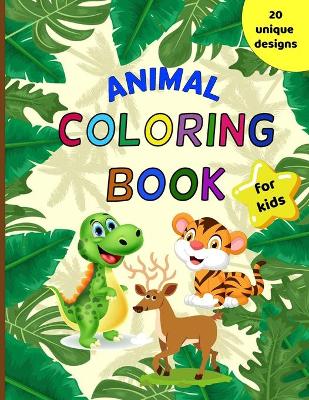 Book cover for Animal Coloring Book for Kids