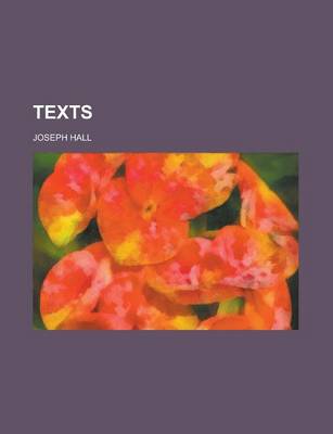 Book cover for Texts