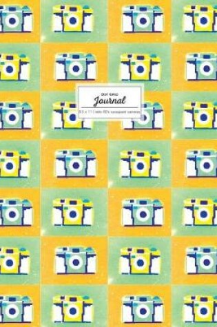 Cover of Dot Grid Journal 8.5 X 11, Retro 90's Spraypaint Cameras