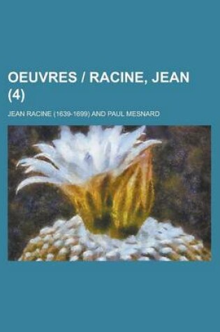 Cover of Oeuvres - Racine, Jean (4)