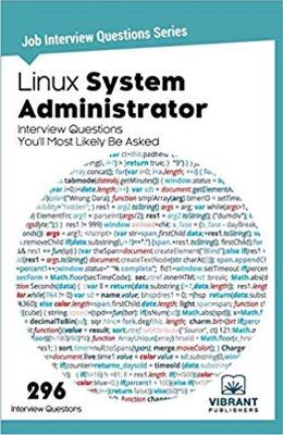 Cover of Linux System Administrator Interview Questions You'll Most Likely Be Asked