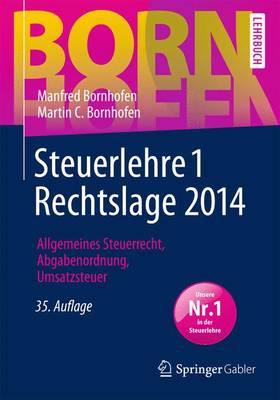 Book cover for Steuerlehre 1 Rechtslage 2014