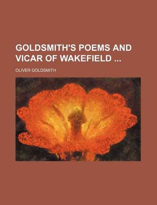 Book cover for Goldsmith's Poems and Vicar of Wakefield