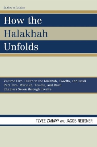 Cover of How the Halakhah Unfolds