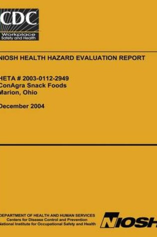 Cover of Niosh Health Hazard Evaluation Report Heta 2003-0112-2949