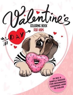 Book cover for Valentine's Day Coloring Book for Kids