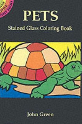 Cover of Pets Stained Glass Coloring Book