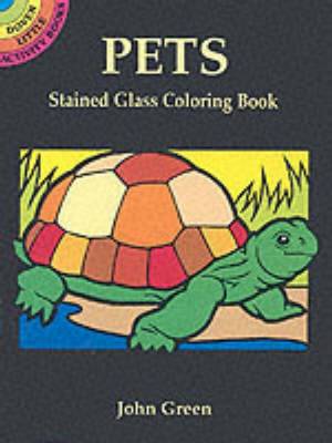 Cover of Pets Stained Glass Coloring Book
