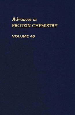 Book cover for Advances in Protein Chemistry Vol 43
