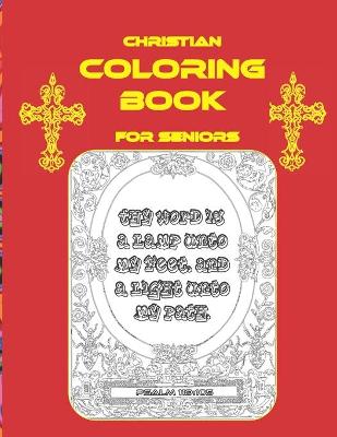 Book cover for Christian Coloring Book For Seniors