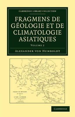 Cover of Fragmens de géologie et de climatologie Asiatiques