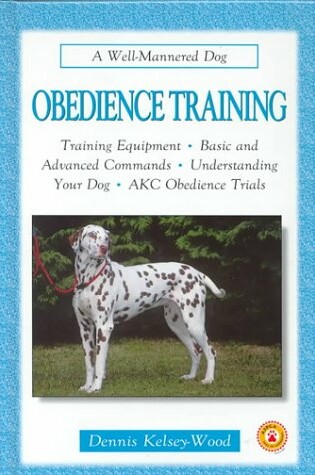 Cover of Obedience Training
